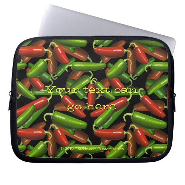 Funda Para Portátil Chili Peppers (Frente)