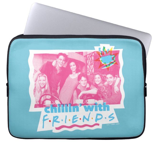 Funda Para Portátil Chillin' con AMIGOS™ (Frente)