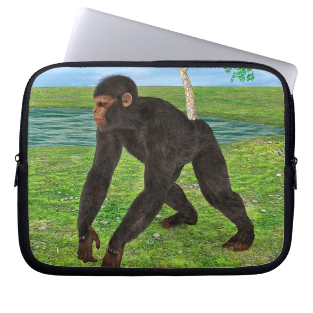 Funda Para Portátil Chimpancé (Frente)