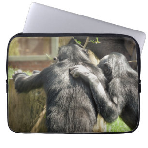 FUNDA PARA PORTÁTIL CHIMPANZEES