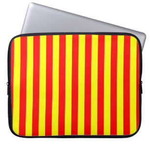 Funda Para Portátil china kirguizistán españa bandera rayas rojo amari