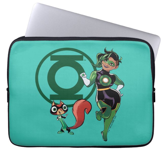 Funda Para Portátil Chip & Green Lantern (Frente)