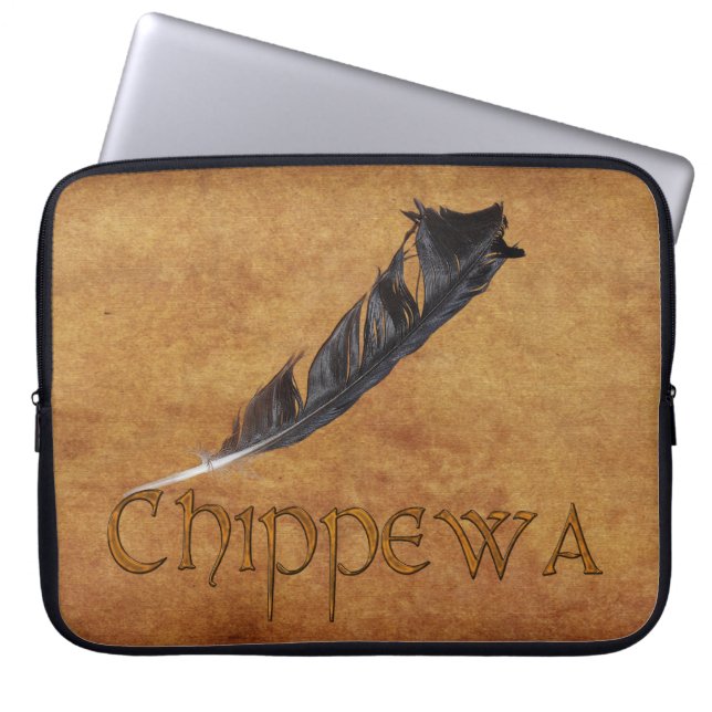Funda para portátil CHIPPEWA Native American Feath (Frente)