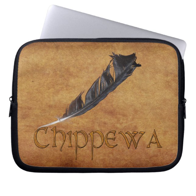Funda para portátil CHIPPEWA Native American Feath (Frente)
