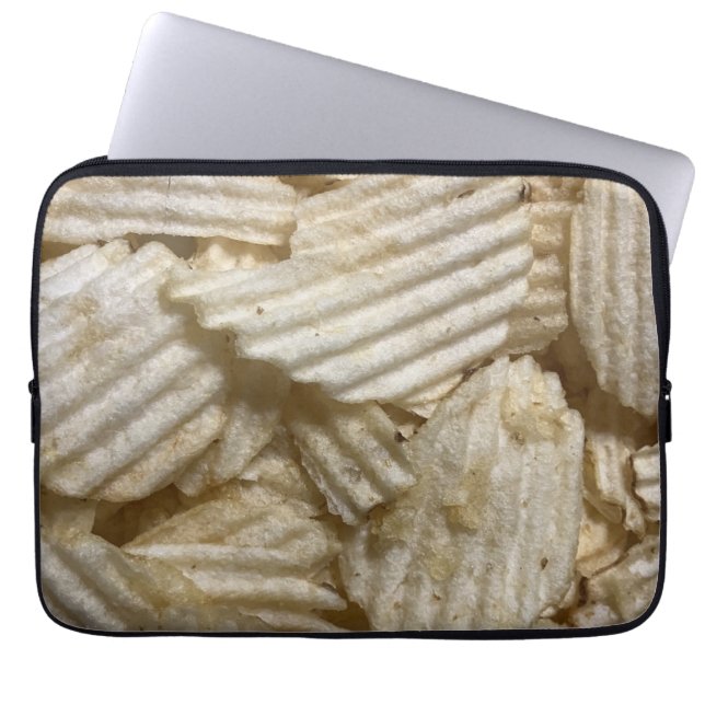 Funda Para Portátil Chips de papa (Frente)