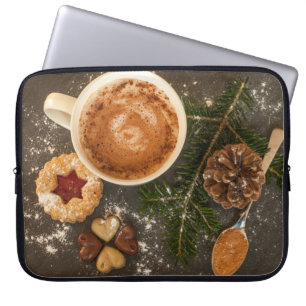 Funda Para Portátil Chocolate caliente navidades