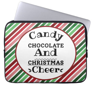 Funda Para Portátil Chocolate con caramelos y Navidades vitorean