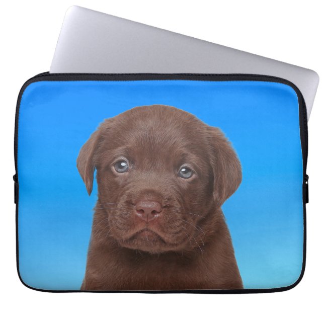 Funda Para Portátil Chocolate Labrador (Frente)
