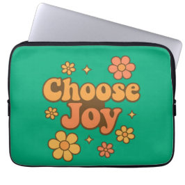 Funda Para Portátil Choose Joy Minimalist Art - Positive Mindset Print