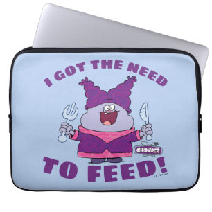 Funda Para Portátil Chowder con horquilla y cuchillo
