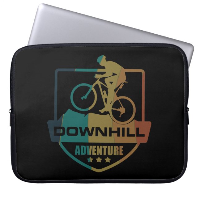Funda Para Portátil Ciclismo de montaña cuesta abajo (Frente)