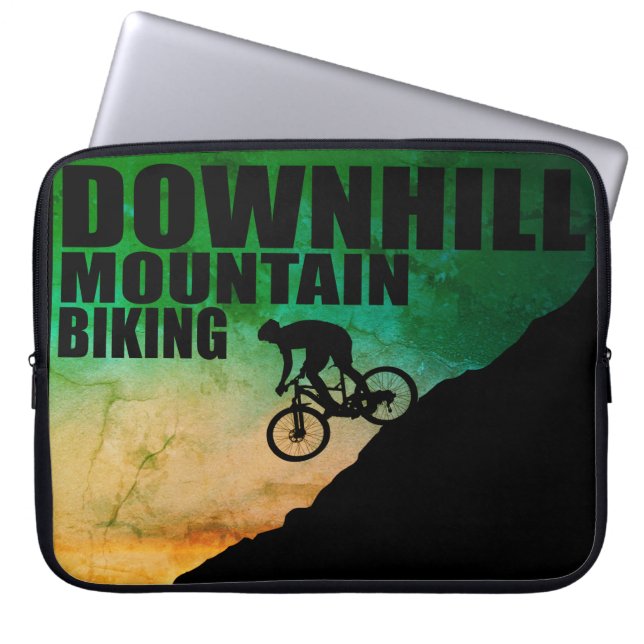Funda Para Portátil Ciclismo de montaña cuesta abajo (Frente)