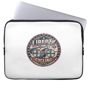 Funda Para Portátil Ciclismo Libertad Patriótico Ciclismo Patriótico V