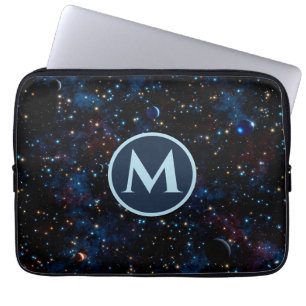 Funda Para Portátil Cielo nocturno con estrellas y planetas personaliz