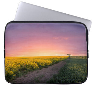 Funda Para Portátil Cielo rosado en la noche