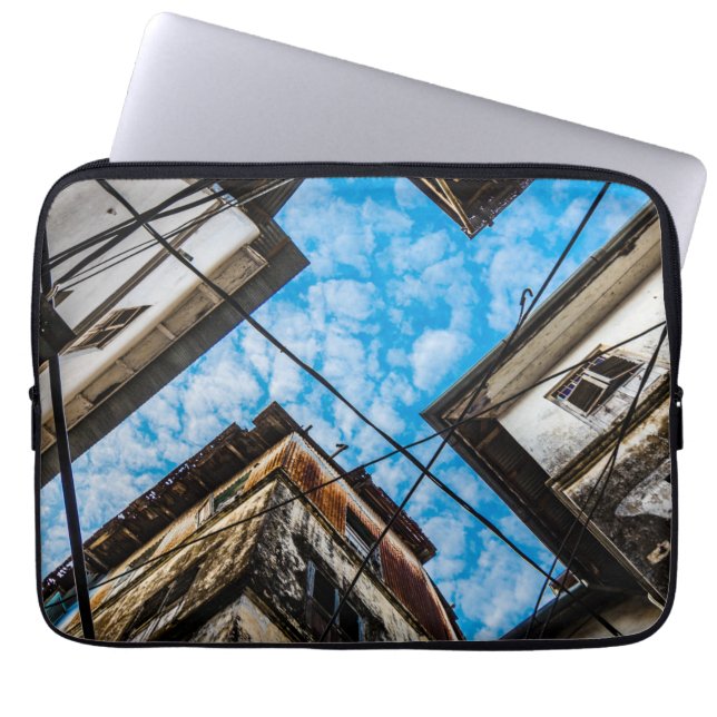 Funda Para Portátil Cielo sobre Stonetown, Zanzíbar (Frente)