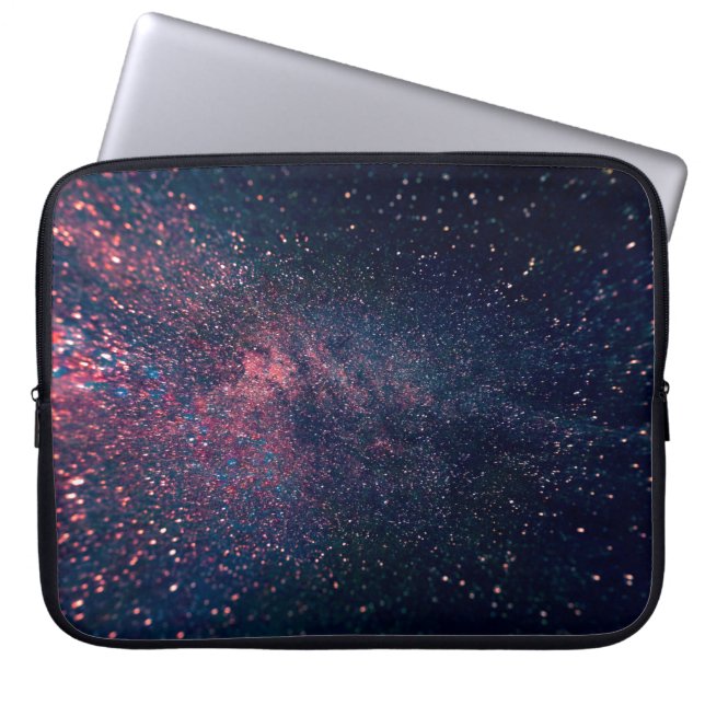 Funda Para Portátil Cielos azules llenos de estrellas (Frente)