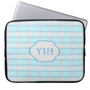 Funda Para Portátil Cielos nublados con Iniciales