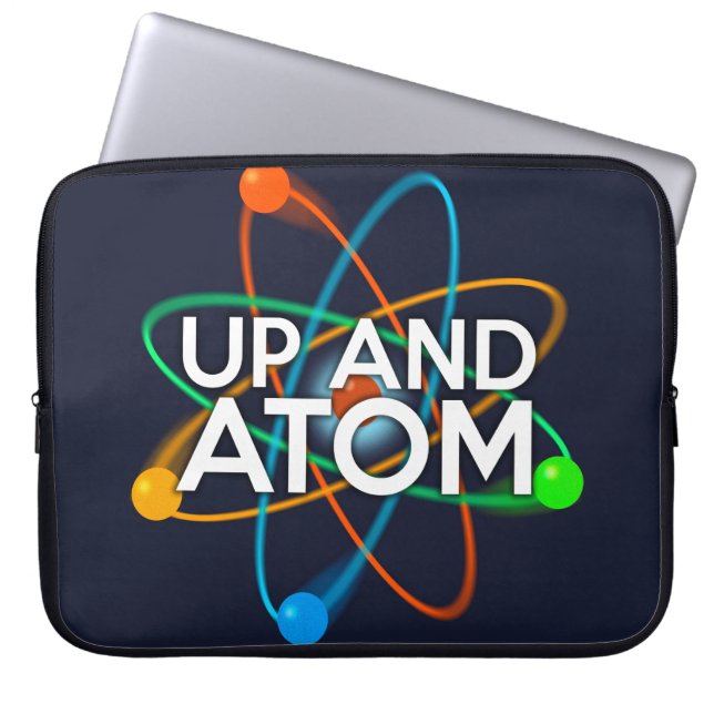 Funda Para Portátil Ciencia de la UP y el ÁTOMO (Frente)