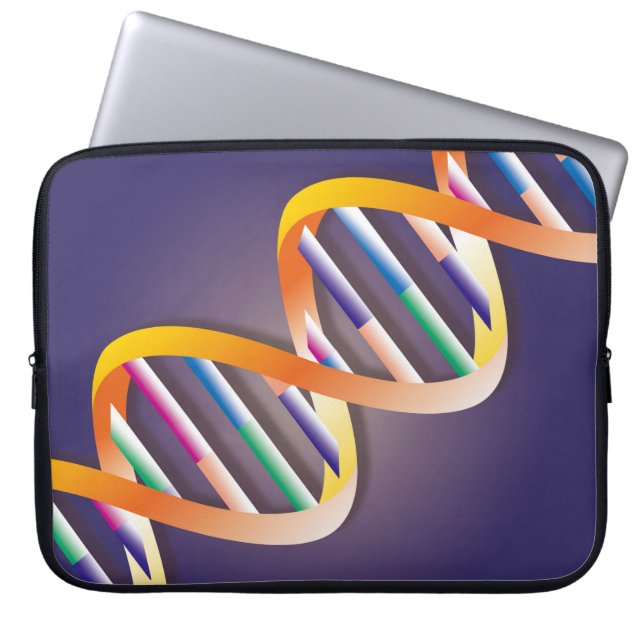 Funda Para Portátil Ciencia destacada del ADN (Frente)