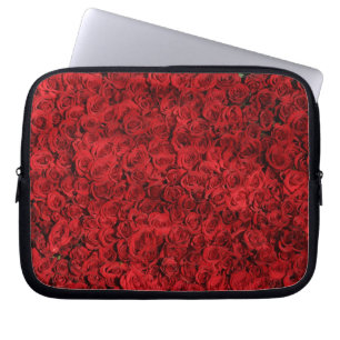 Funda Para Portátil Cientos de hermosas rosas rojas