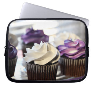 Funda Para Portátil Cierre de cupcakes con enfoque selectivo