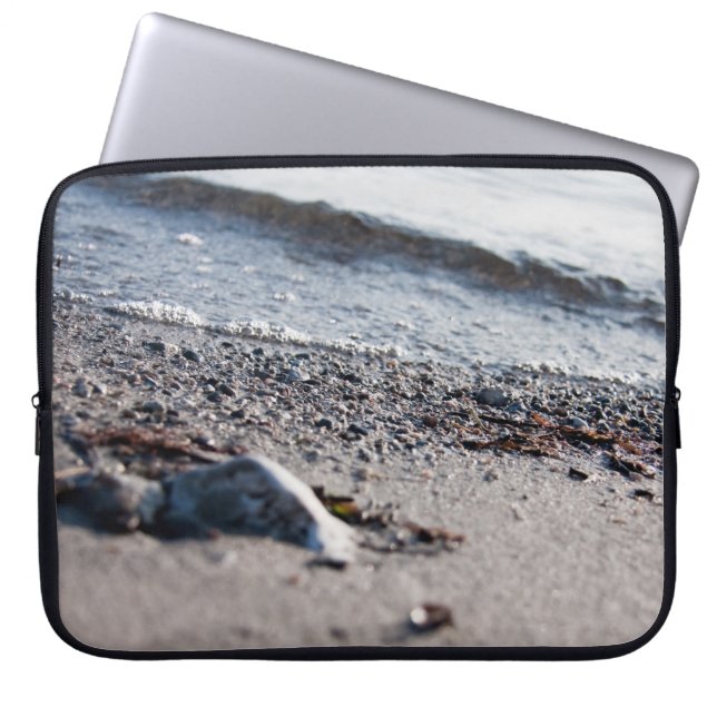 Funda Para Portátil Cierre de la playa (Frente)