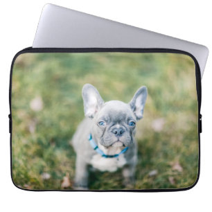Funda Para Portátil Cierre de un Bulldog francés