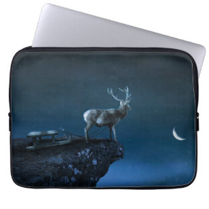 Funda Para Portátil ciervo a la luz de la luna