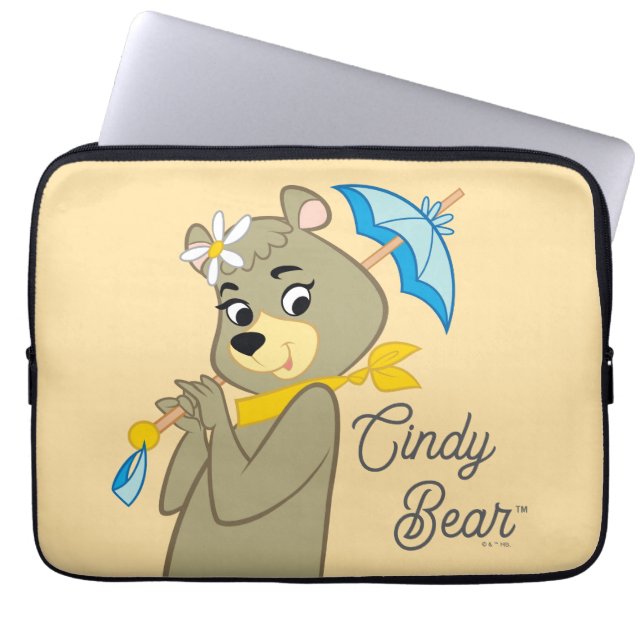 Funda Para Portátil Cindy Bear Holding Parasol (Frente)