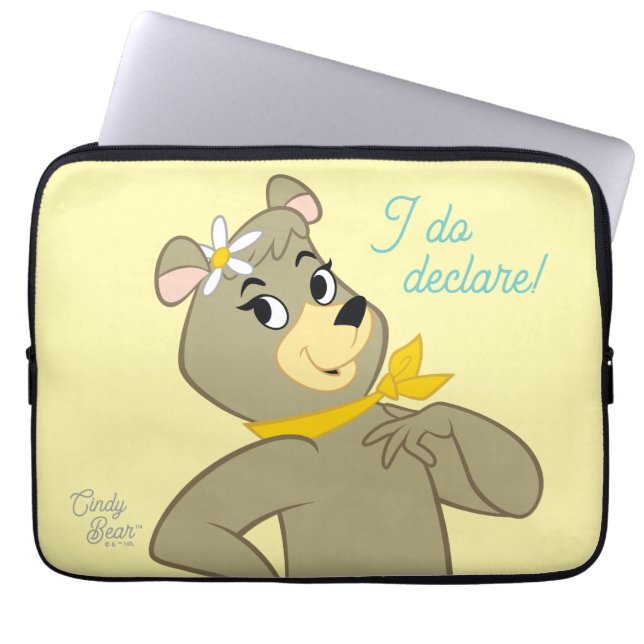 Funda Para Portátil Cindy Bear Playful Pose (Frente)