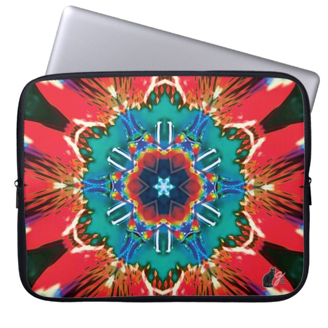 Funda Para Portátil Cinnamon Kaleidoscope (Frente)