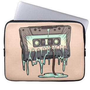 Funda Para Portátil Cinta de casete derretida retro vaporwave
