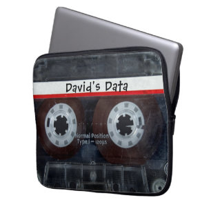 Funda Para Portátil Cinta de cassette retro