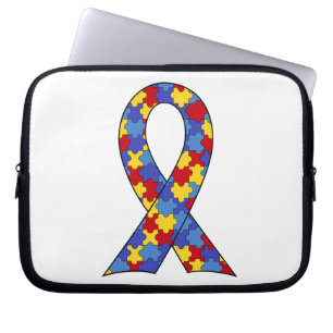 Funda Para Portátil Cinta de la conciencia del autismo