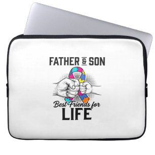 Funda Para Portátil Cinta de rompecabezas de padre e hijo mejores amig