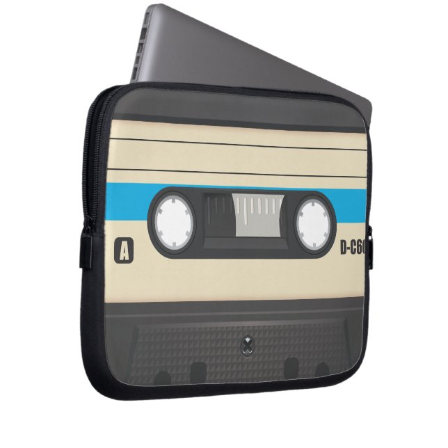 Funda Para Portátil Cinta Retro (Anverso derecho)