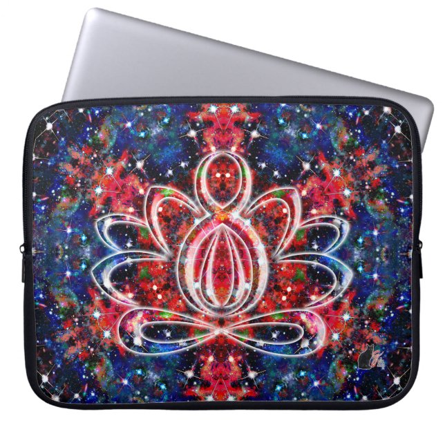 Funda Para Portátil Cintillaje Zen Lotus (Frente)