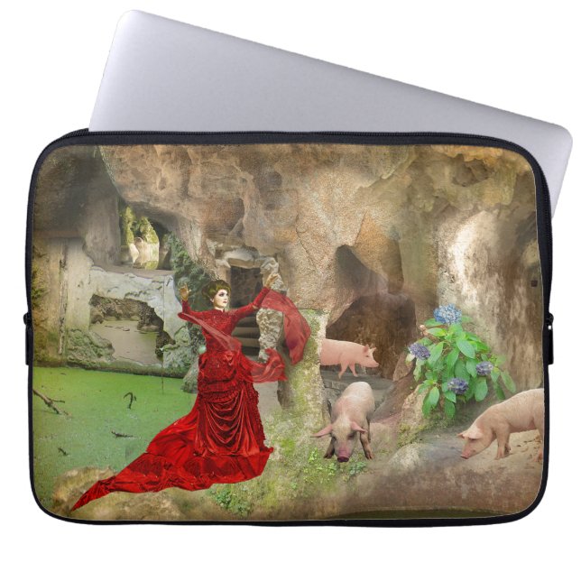 Funda Para Portátil Circe na Quinta da Regaleira (Frente)