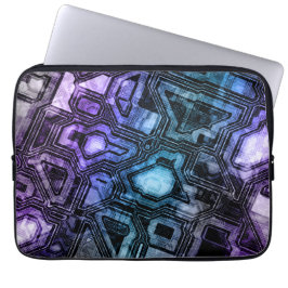 Funda Para Portátil circuitos de piedras preciosas - sombra astro :