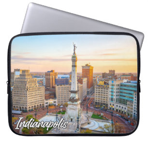 Funda Para Portátil Círculo del Monumento, Indianapolis, Indiana, EE.