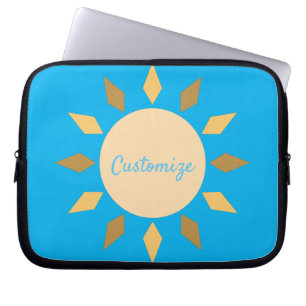 Funda Para Portátil Círculo solar geométrico Thunder_Cove