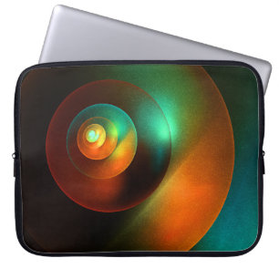 Funda Para Portátil Círculos coloridos Patrón de arte abstracto modern
