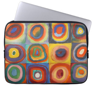 Funda Para Portátil Círculos Concéntricos de las plazas de Kandinsky