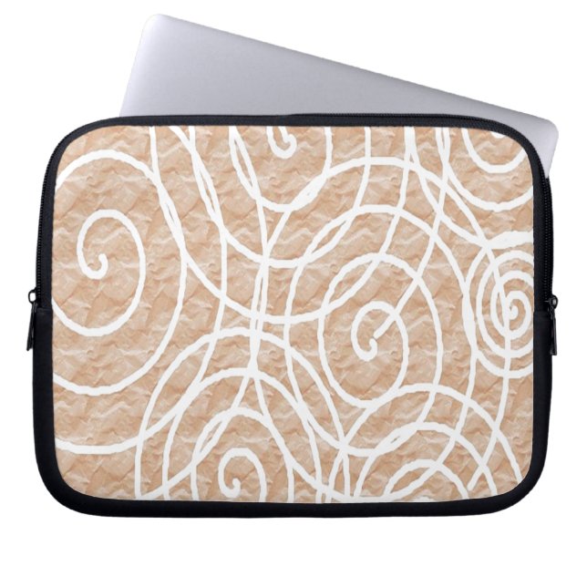 Funda Para Portátil Círculos de color pálido (Frente)