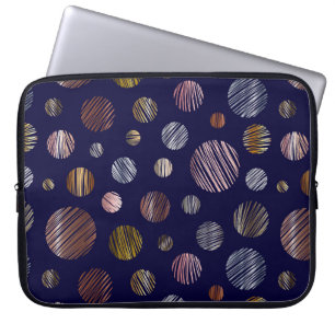 Funda Para Portátil Círculos metálicos