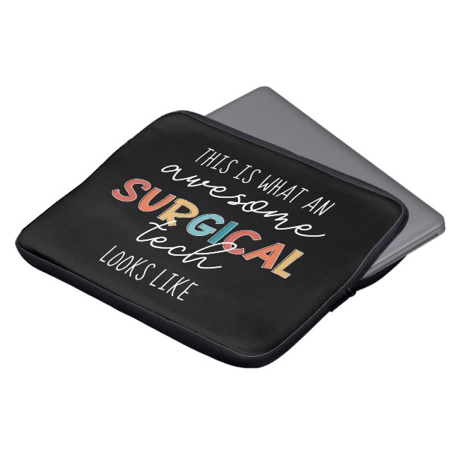 Funda Para Portátil Cirugía divertida de técnico quirúrgico o regalos  (Superior anverso)