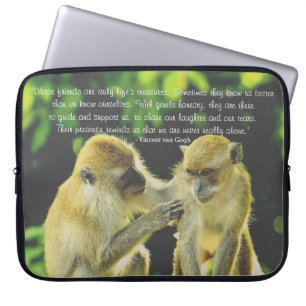 Funda Para Portátil Cita de amistad de Vincent van Gogh