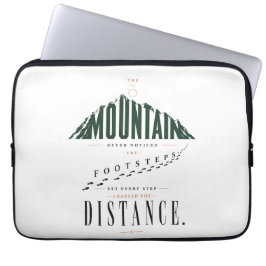 Funda Para Portátil Cita de distancia de pasos de montaña