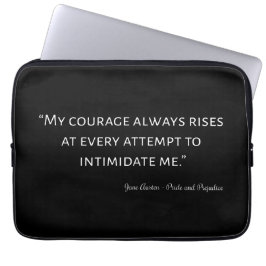 Funda Para Portátil Cita de Orgullo y Prejuicio I